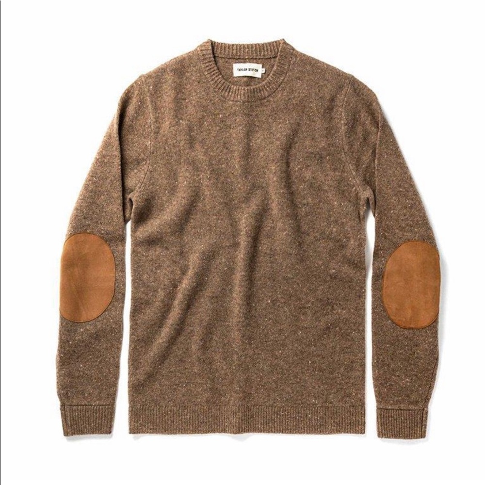Taylor Stitch The Hardtack Sweater Oak Donegal 40 M